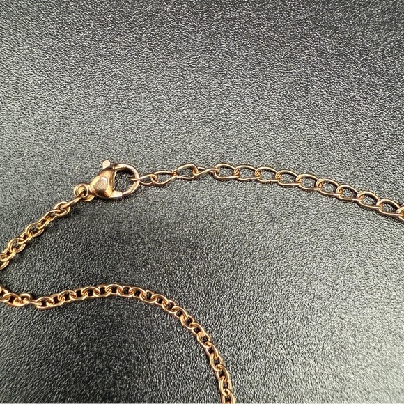 Pharmaceutical Rose Goldtone AstraZeneca Delicate Minimal Necklace - Picture 8 of 9